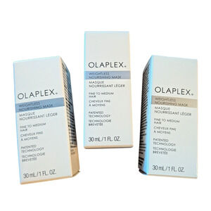3-PACK OLAPLEX Weightless Nourishing Mask for Fine to Medium Hair 30ml each **T